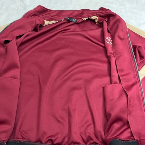 Hudson Outerwear Full Zip Colorblock Track Jacket Mens Size 2X Stripes Down Arms - Picture 6 of 16